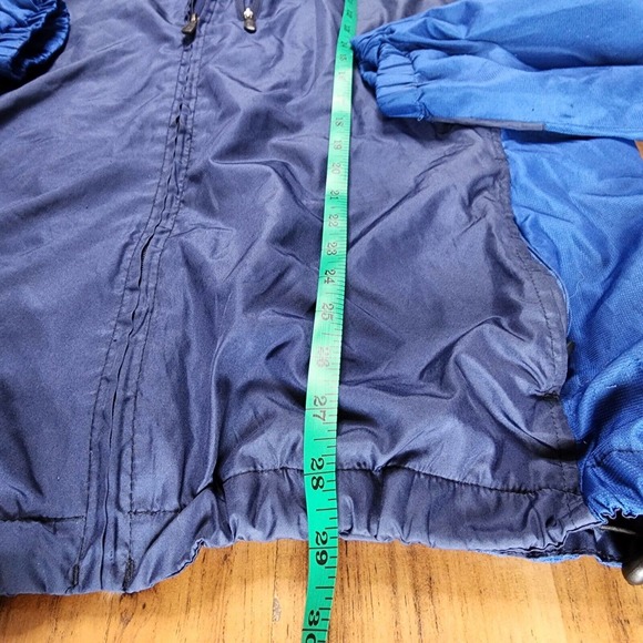 Men's Large Vintage Starter Jacket Windbreaker Midnight Navy - Picture 5 of 10